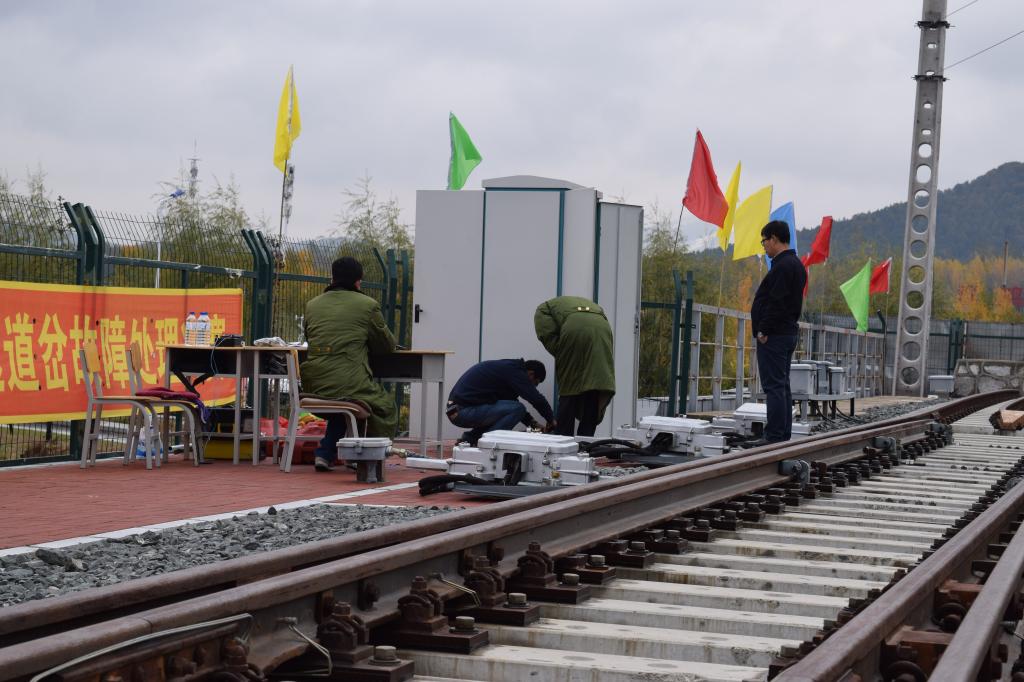 转辙机实作比赛现场