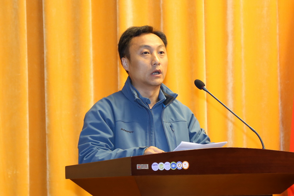 沈阳铁路局吉林供电段副段长钱平慎讲话