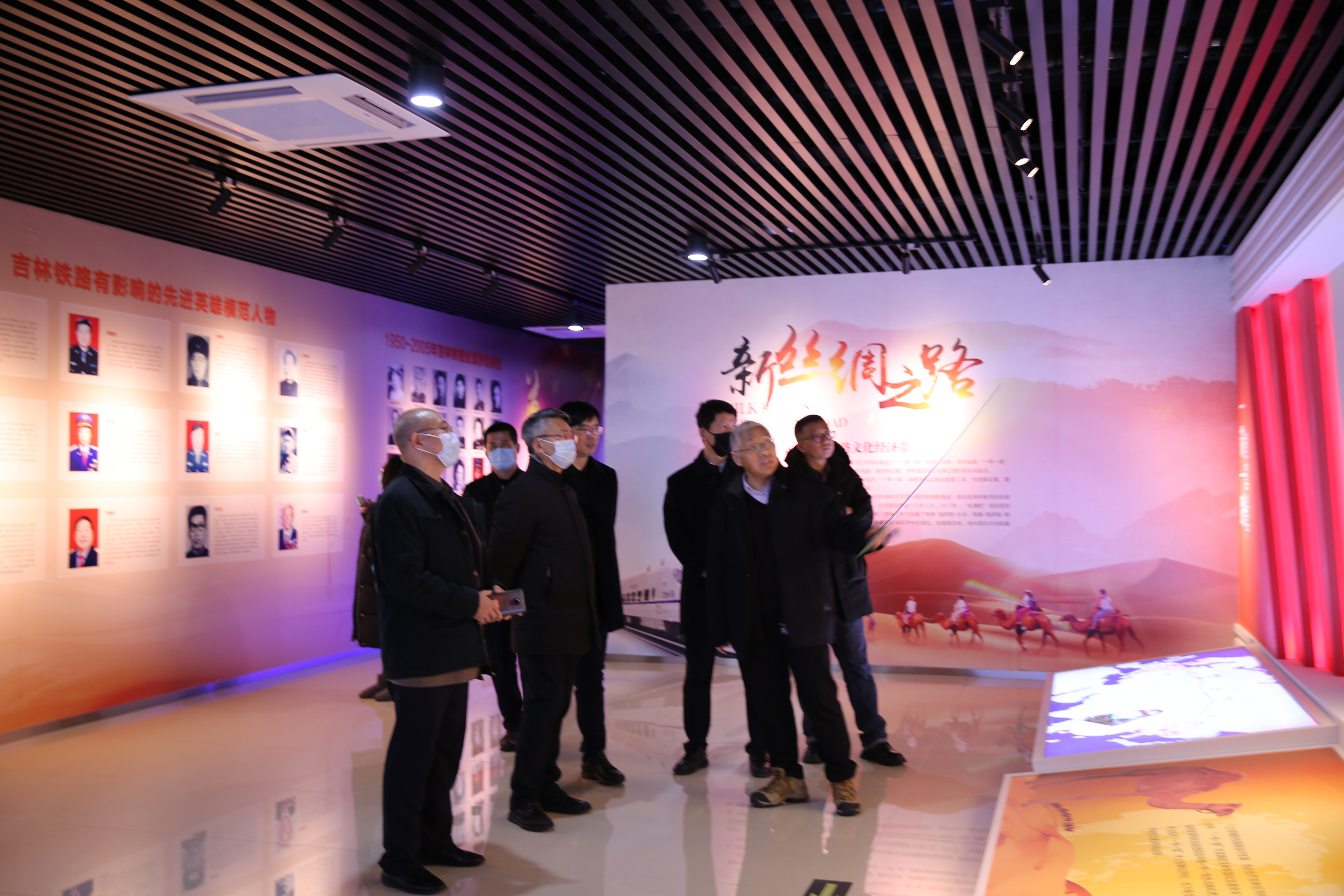 参观吉林铁路博物馆